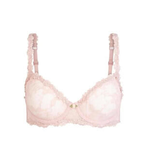 NWOT Skims Pink Unlined Demi Bra Size 36D